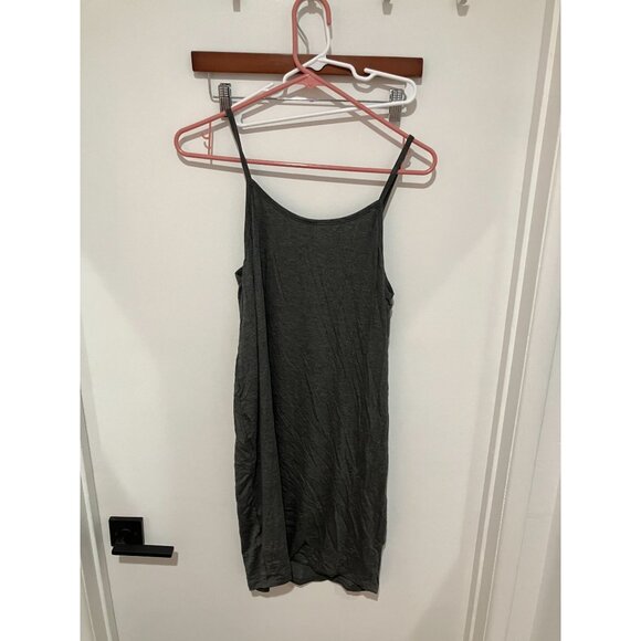 Pink Blush Women's Maternity Tank Slip Dress, Gray, Large - Picture 3 of 3